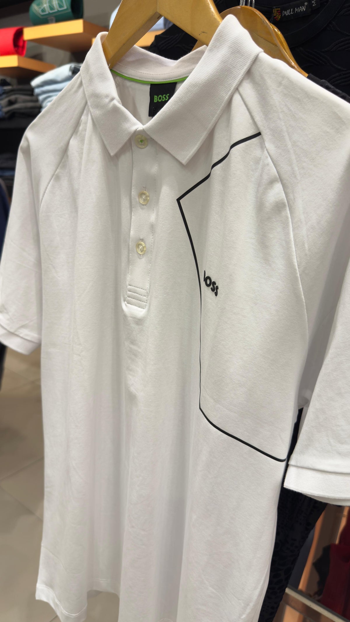 BOSS CONTRAST LOGO POLO