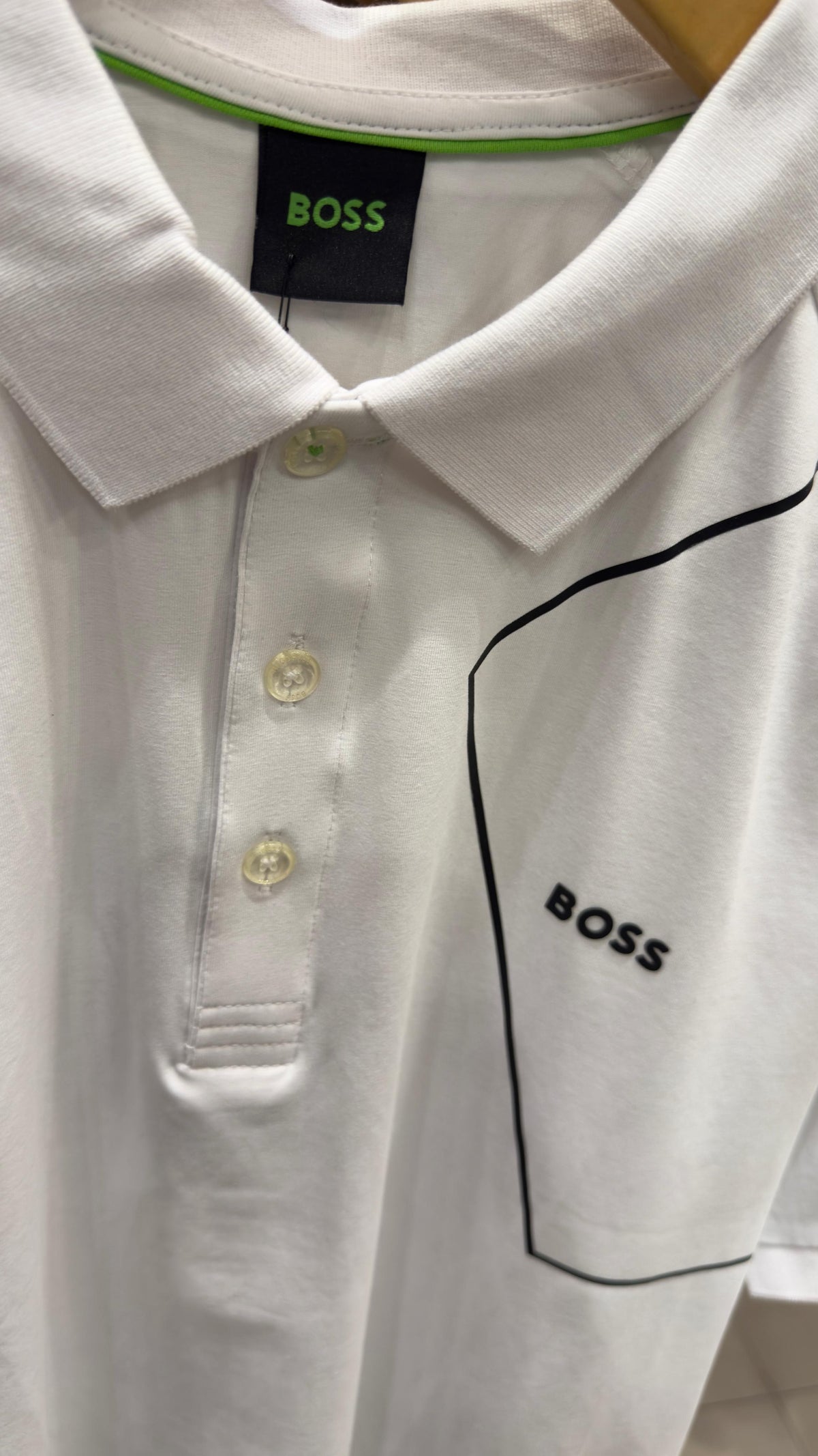 BOSS CONTRAST LOGO POLO