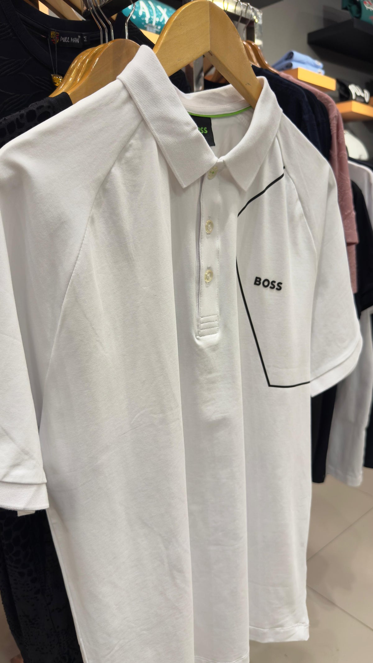 BOSS CONTRAST LOGO POLO