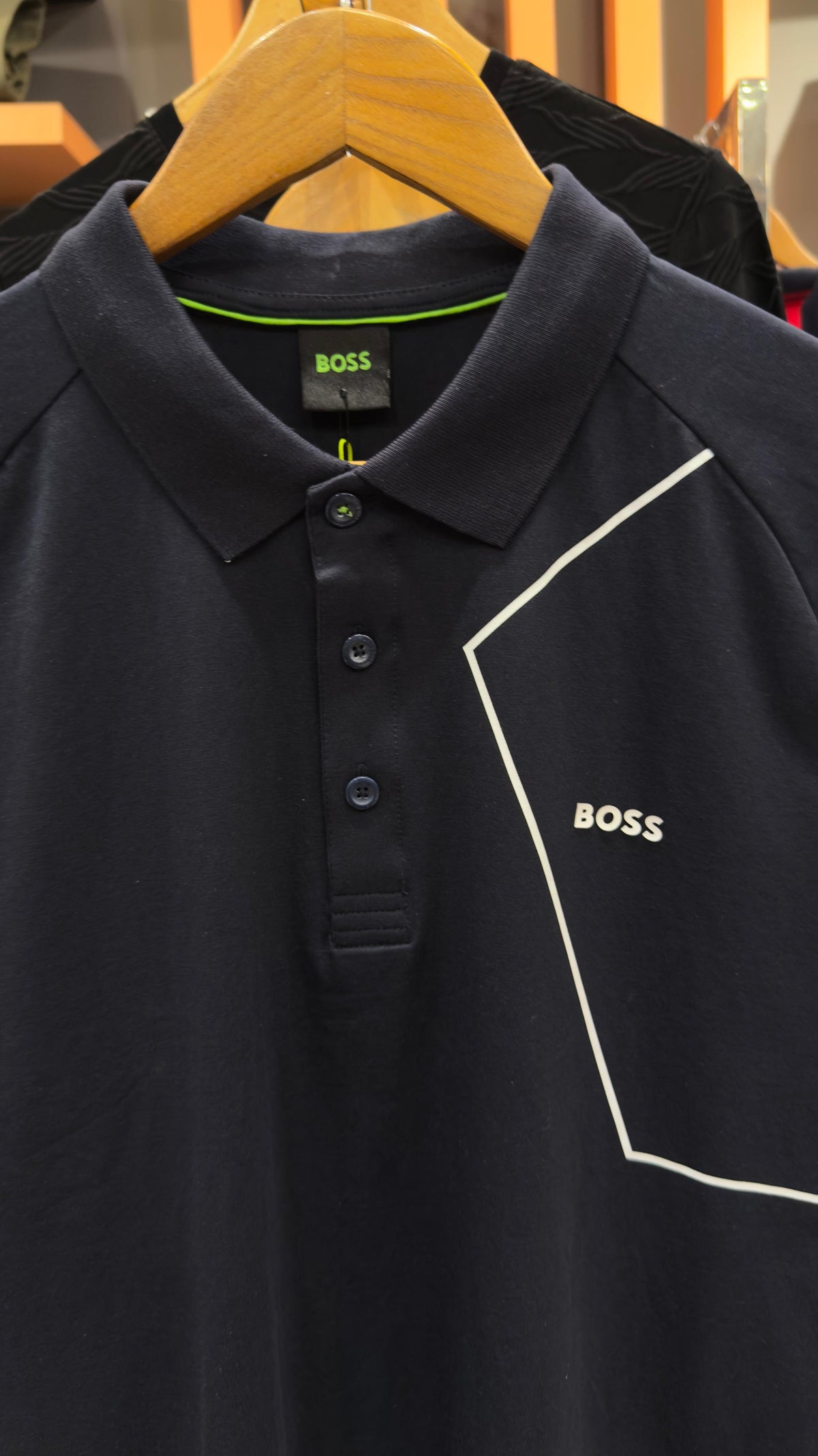 BOSS CONTRAST LOGO POLO