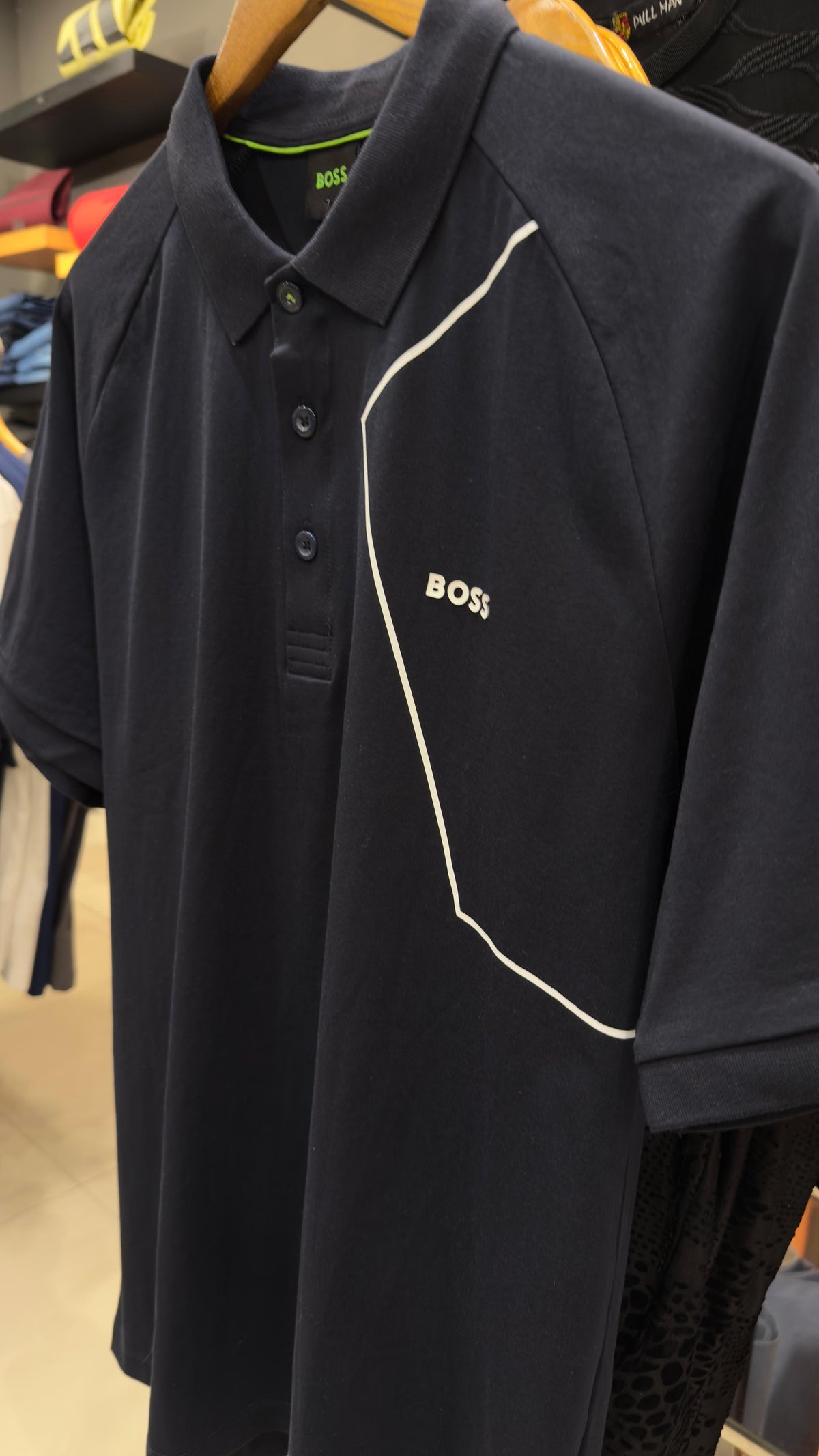 BOSS CONTRAST LOGO POLO