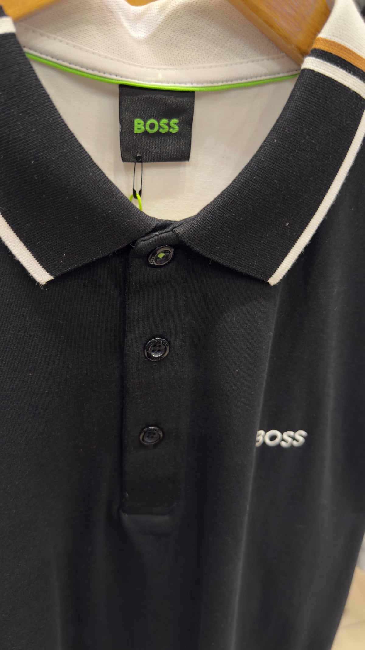 Boss CONTRASTING ARMS POLO