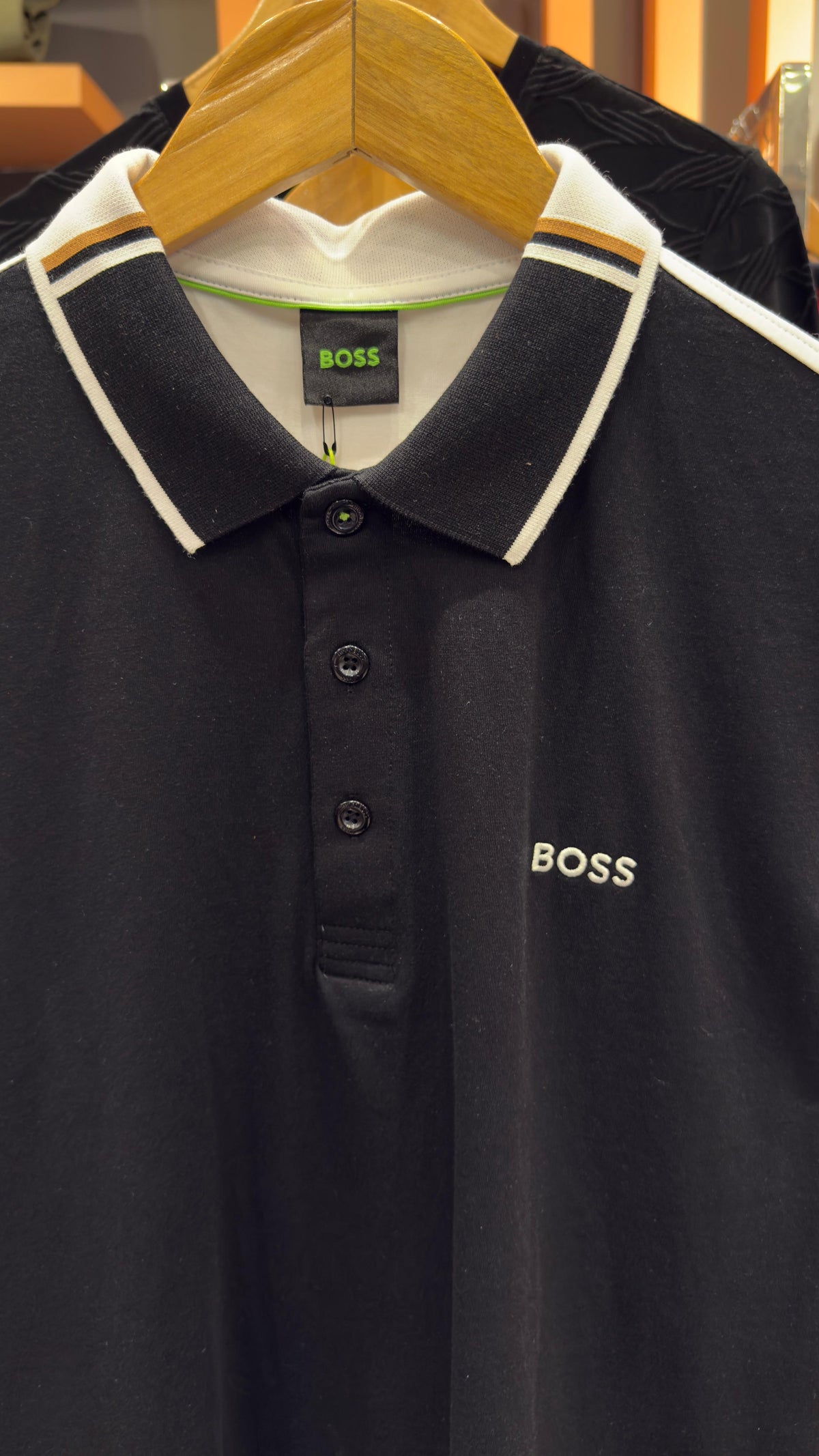 Boss CONTRASTING ARMS POLO