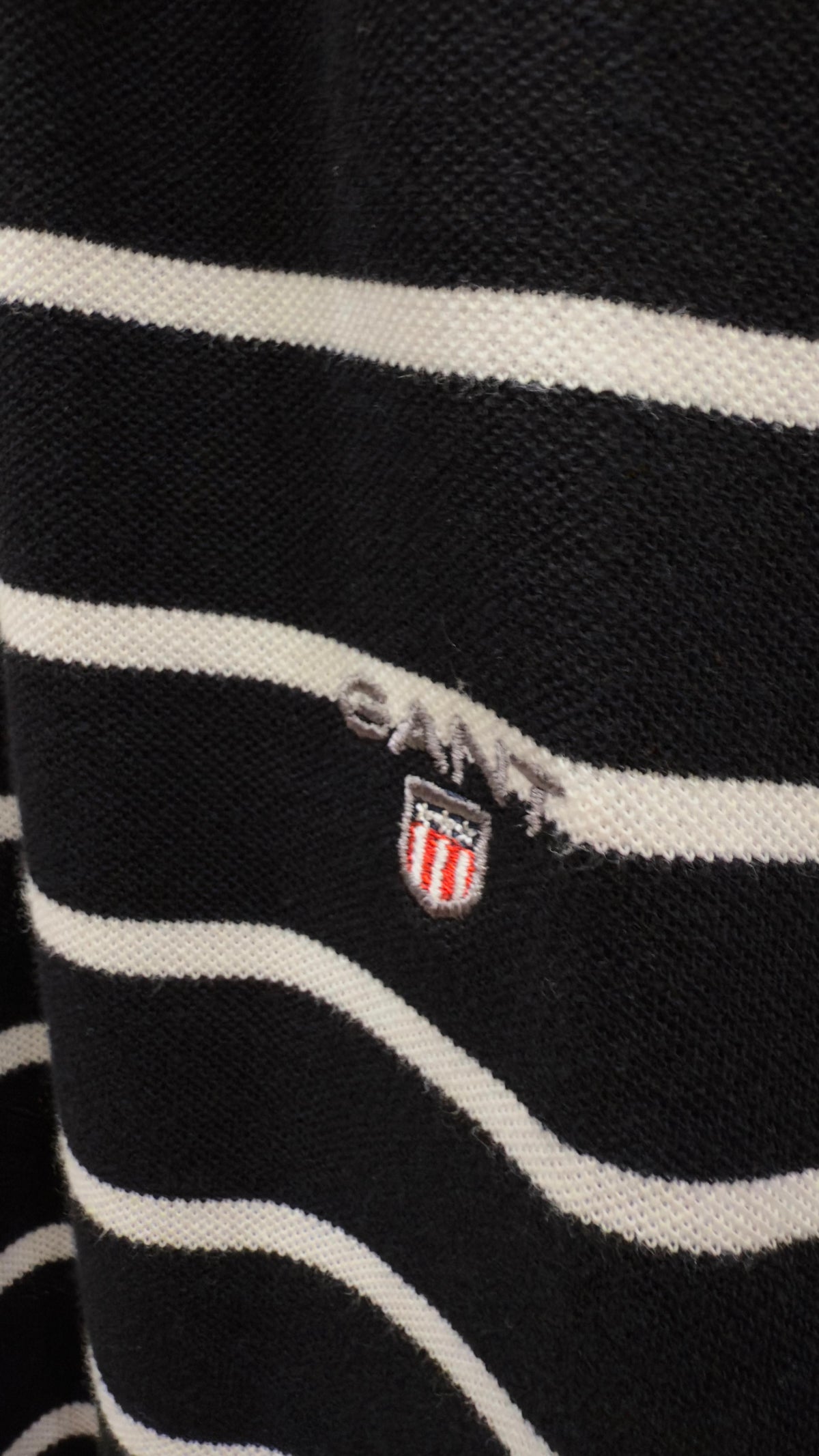 GANT YARN DIED POLO SHIRT (BLACK)