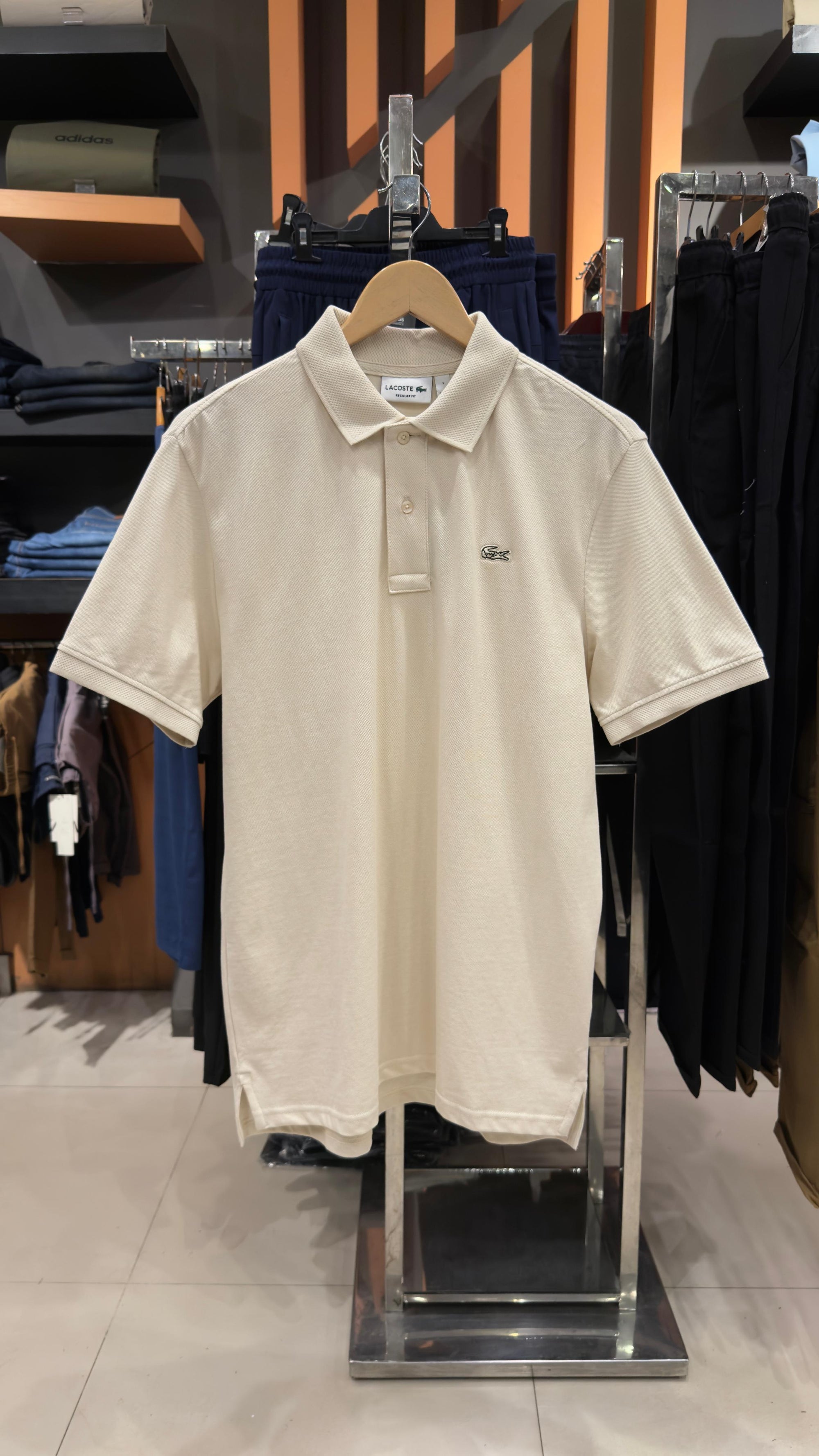 LACOSTE COTTON PIQUE POLO SHIRT
