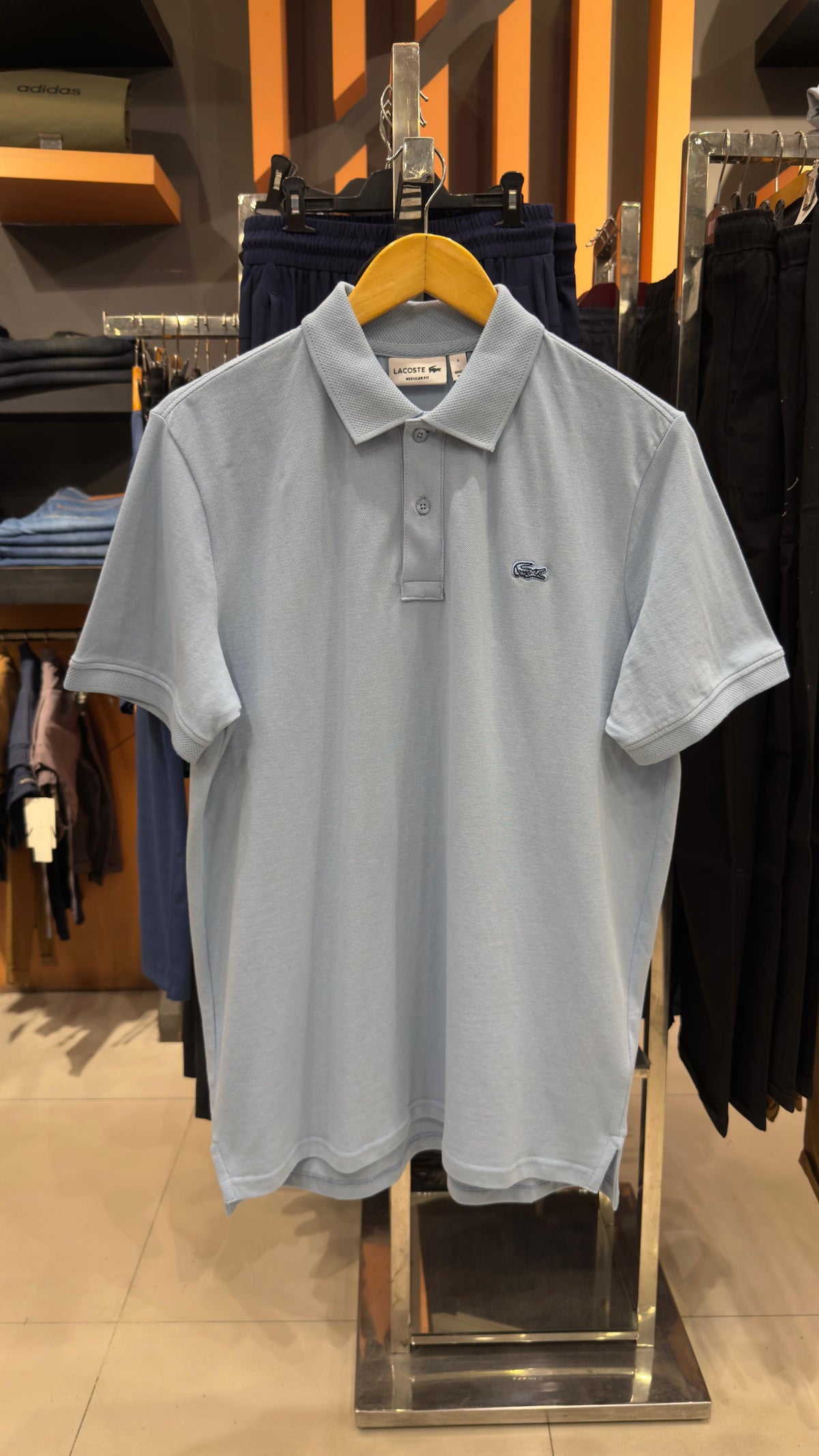 LACOSTE COTTON PIQUE POLO SHIRT