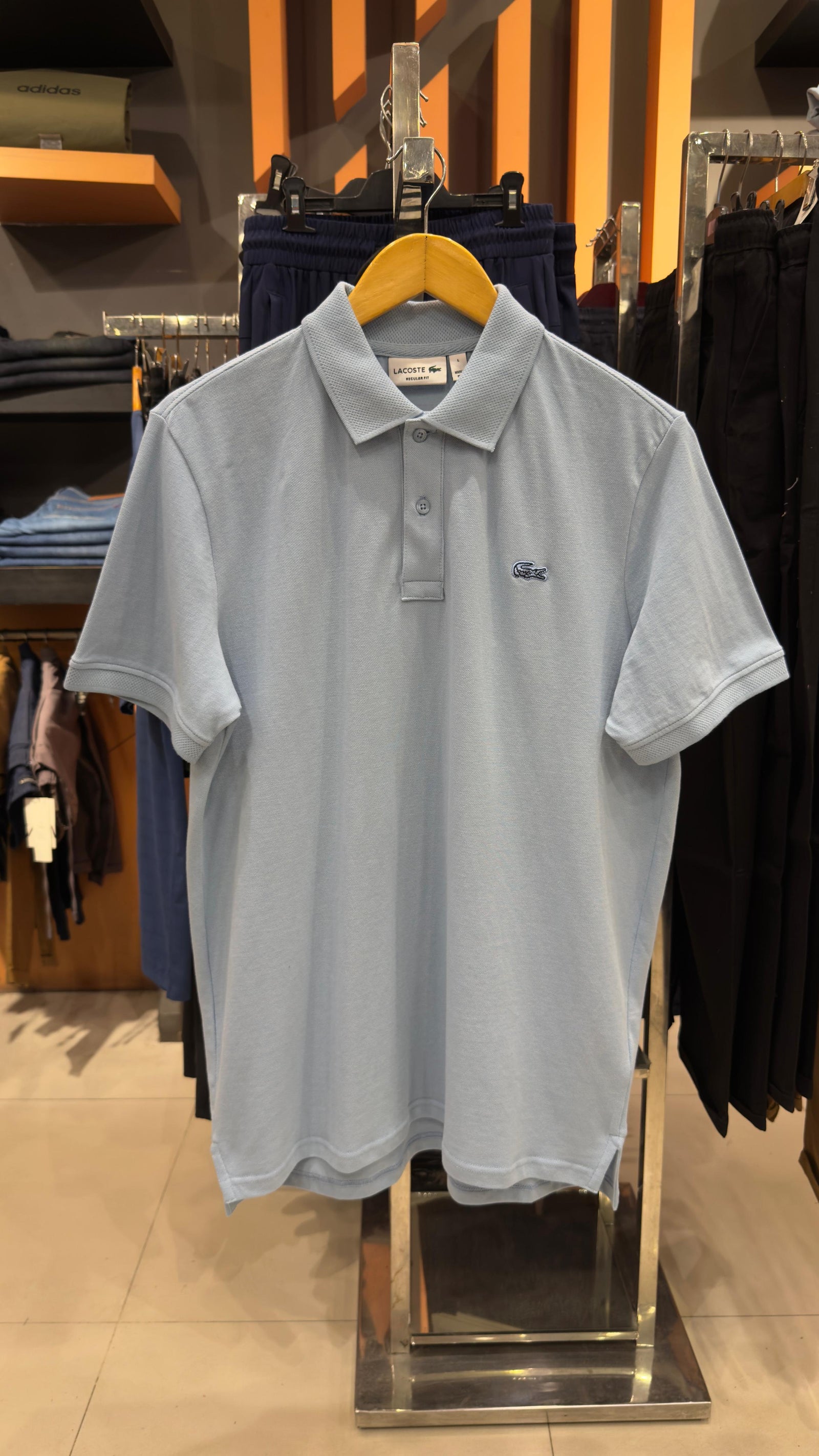 LACOSTE COTTON PIQUE POLO SHIRT