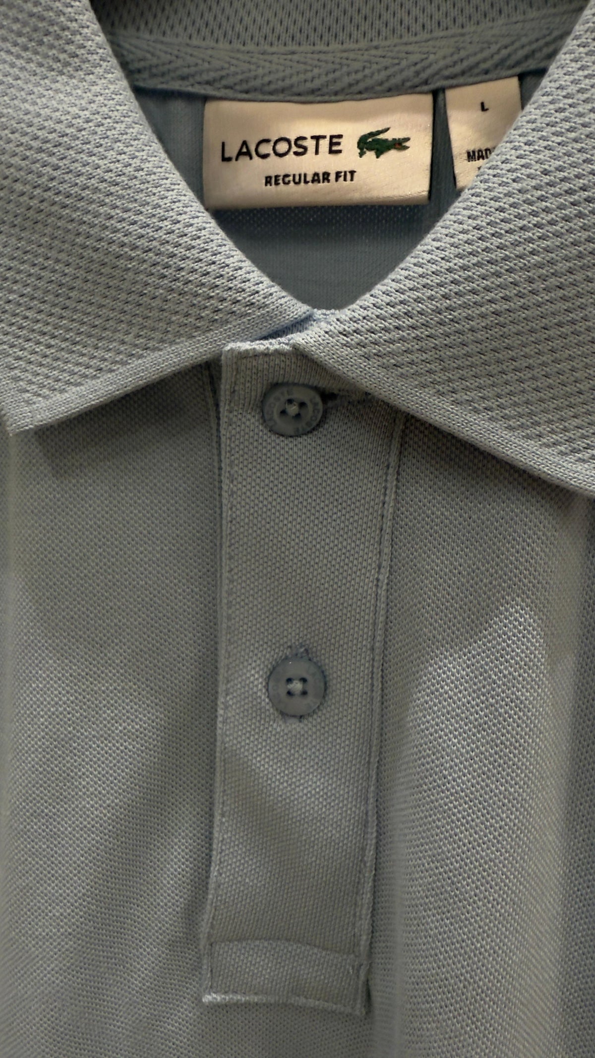 LACOSTE COTTON PIQUE POLO SHIRT