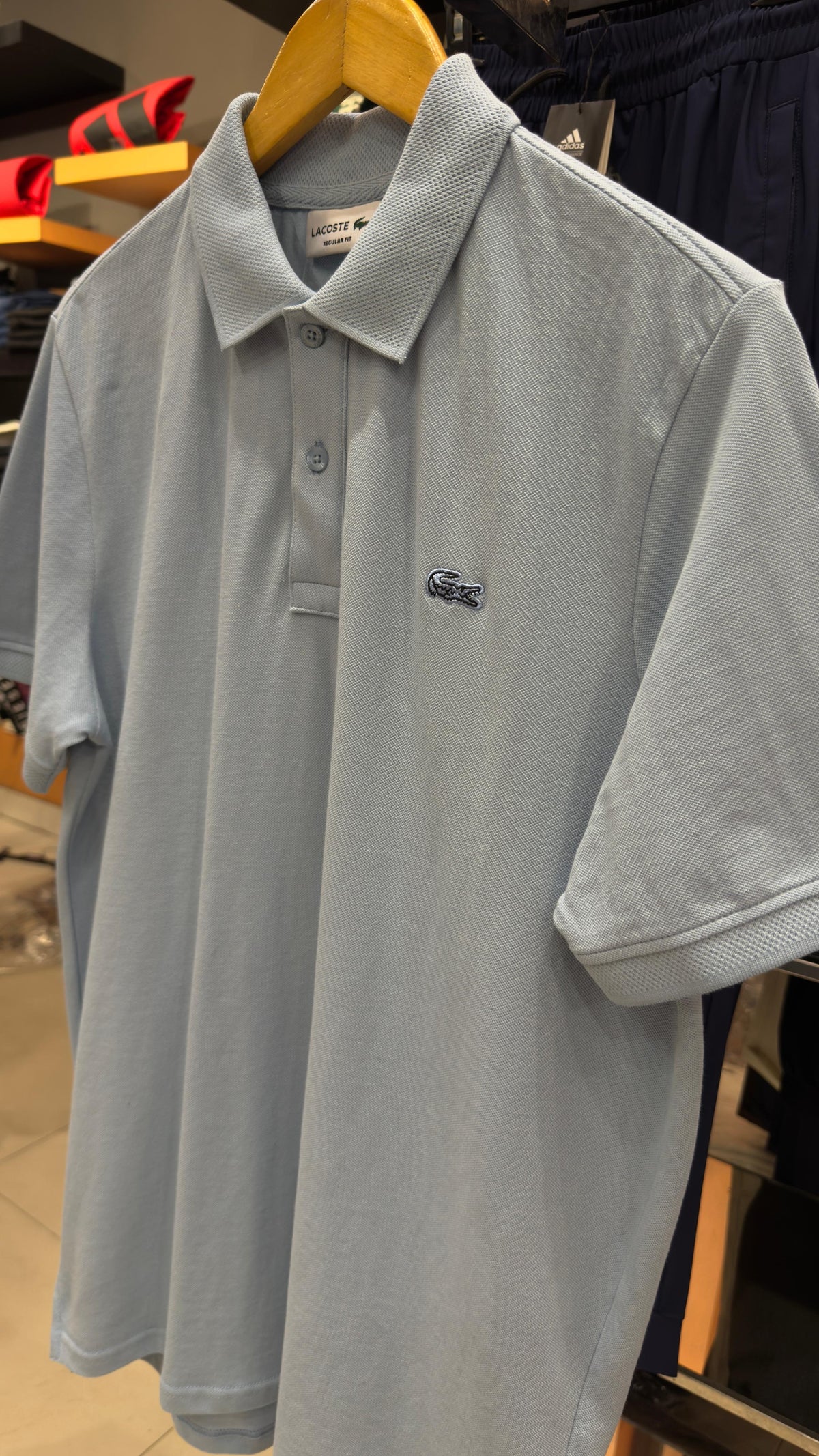 LACOSTE COTTON PIQUE POLO SHIRT