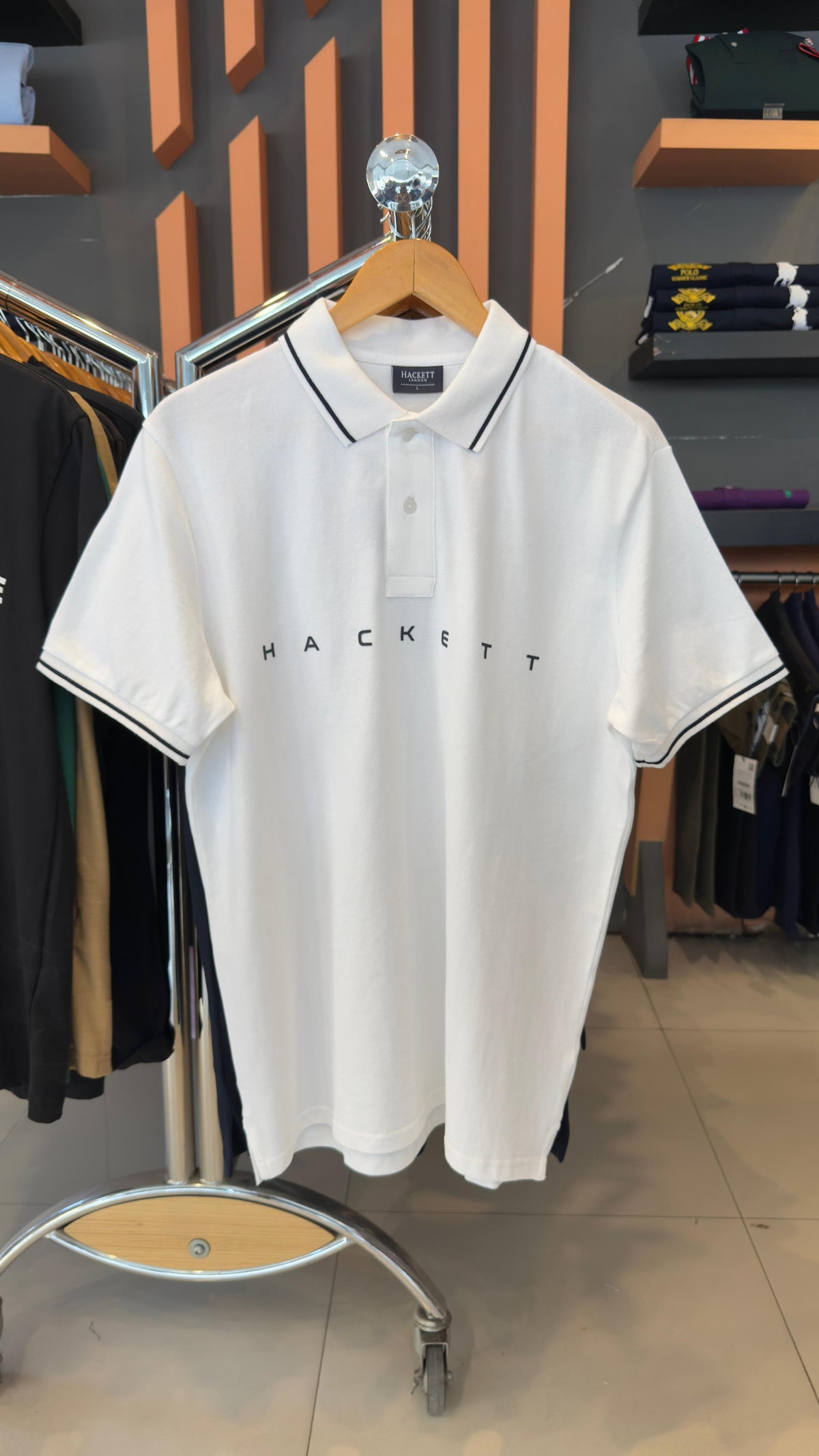HACKETT RESORT LOGO POLO