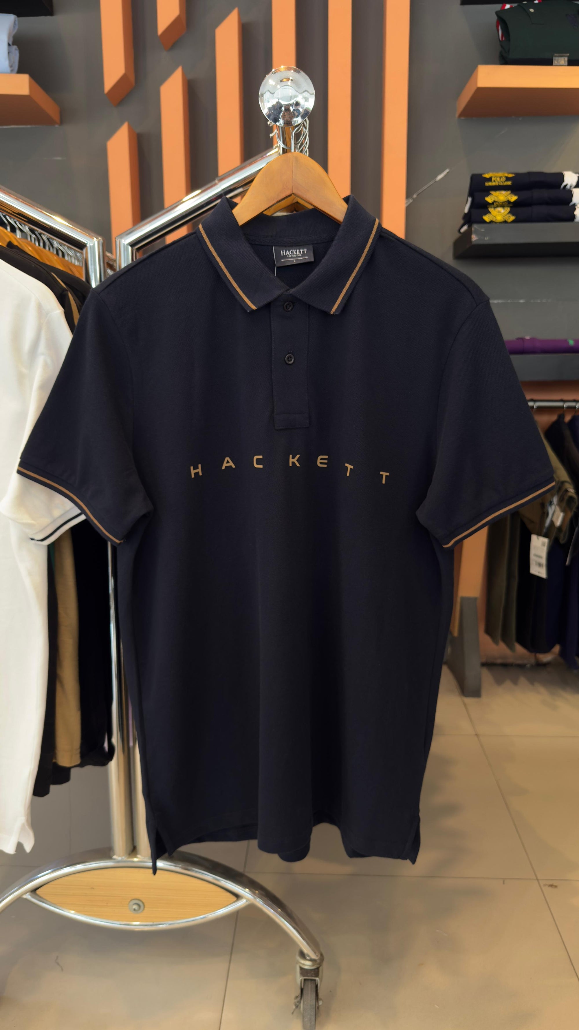 HACKETT RESORT LOGO POLO