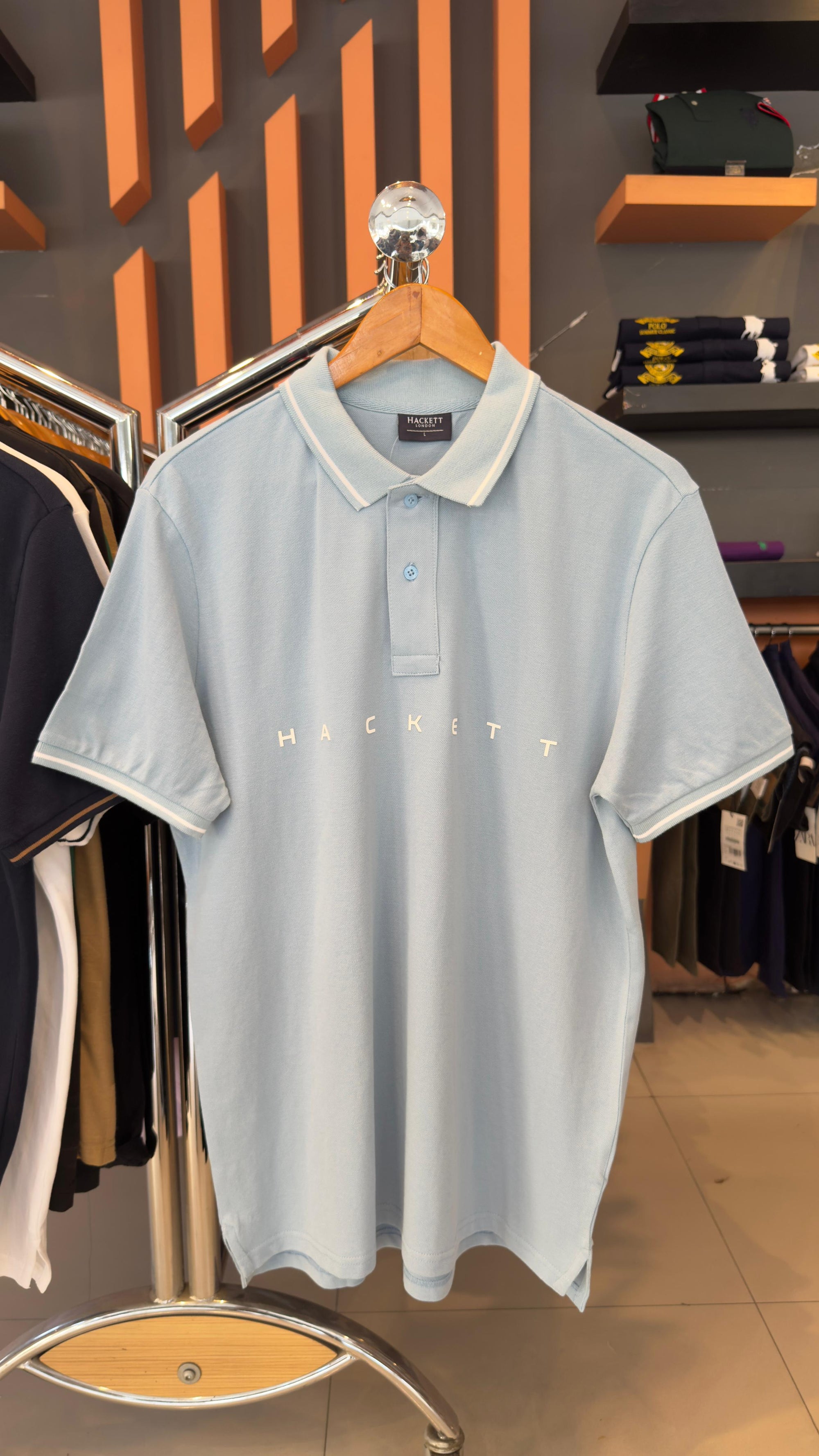 HACKETT RESORT LOGO POLO