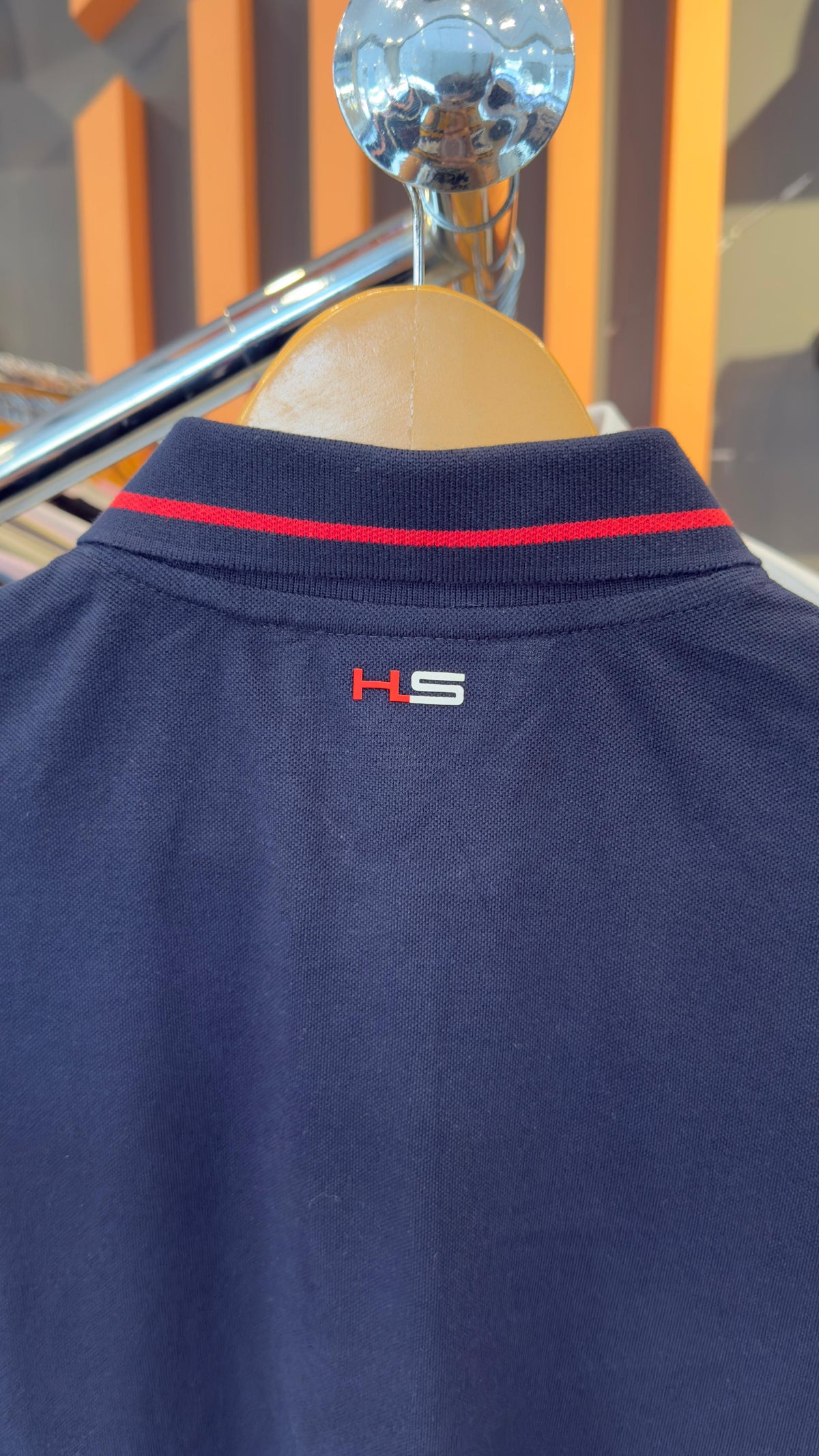 HACKETT VERTICAL PRINTED LOGO POLO