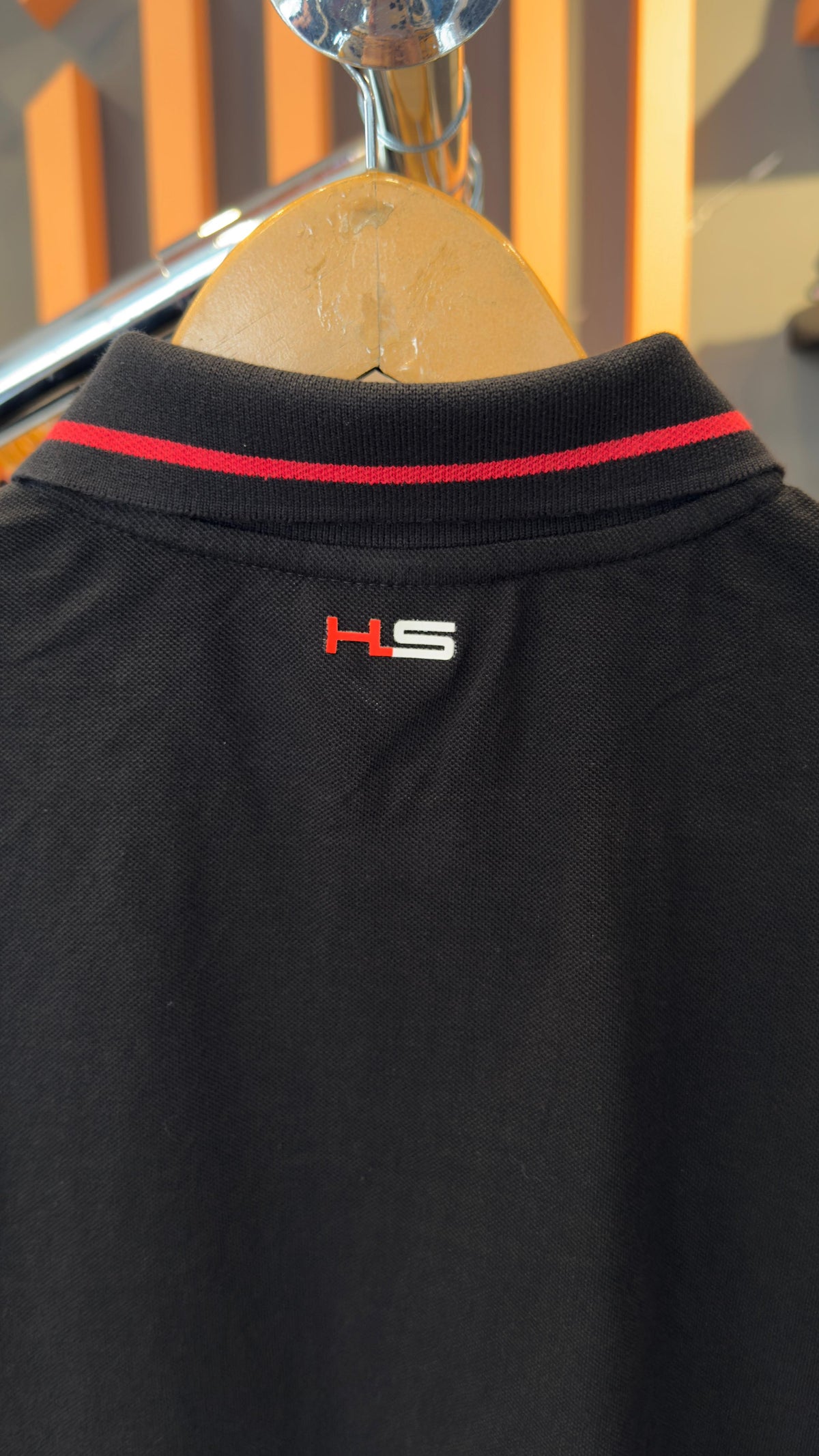 HACKETT VERTICAL PRINTED LOGO POLO