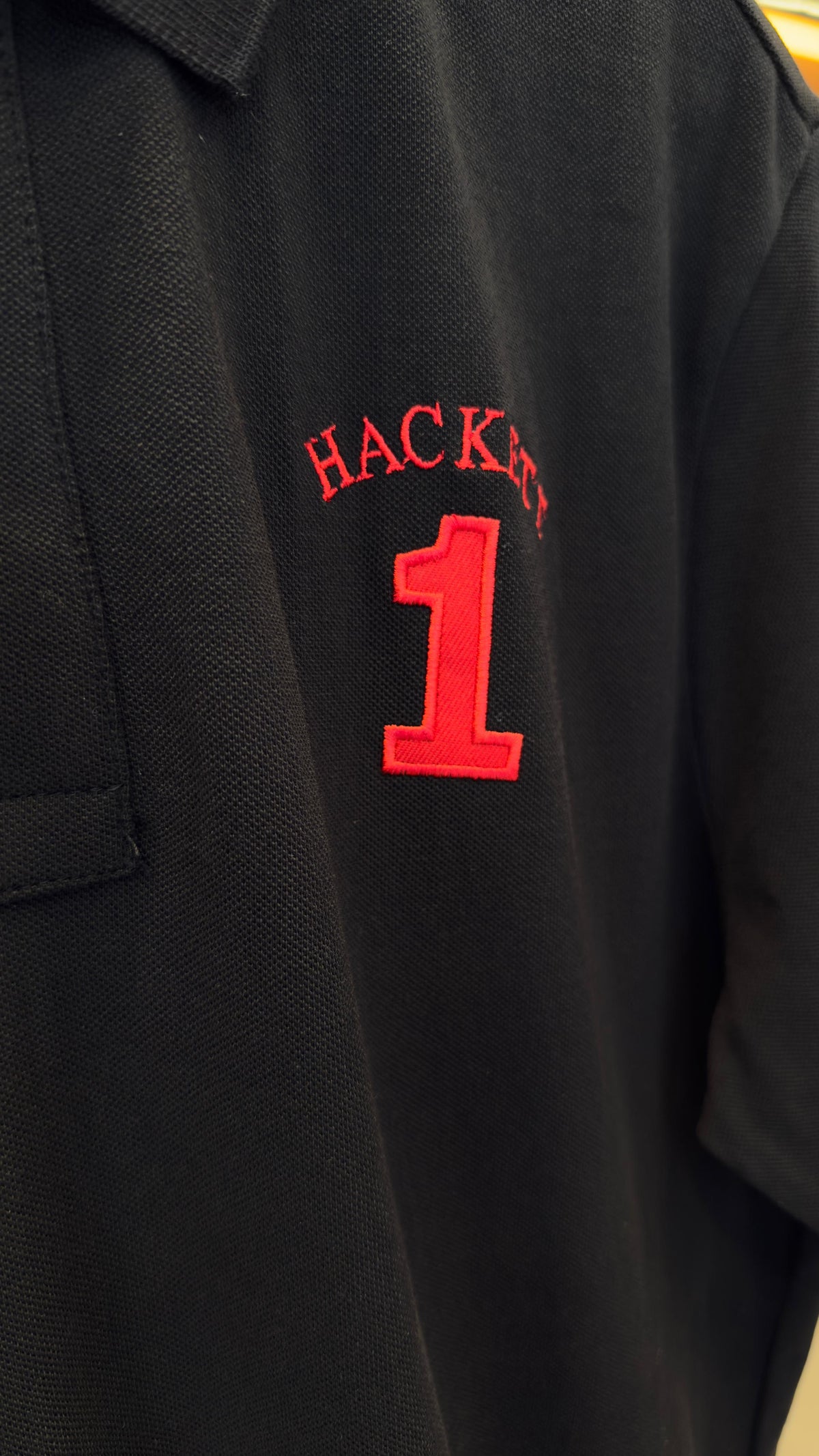 HACKETT EMBROIDERED LOGO POLO