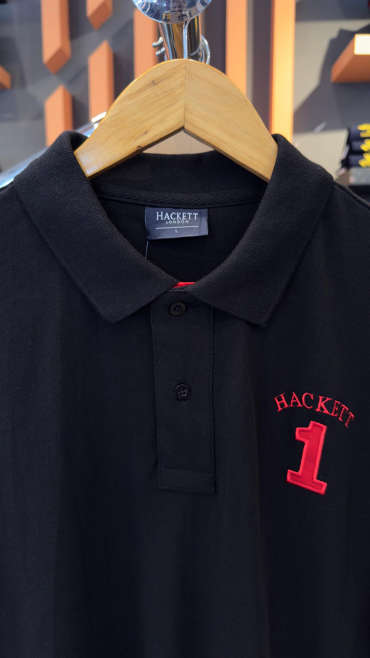 HACKETT EMBROIDERED LOGO POLO