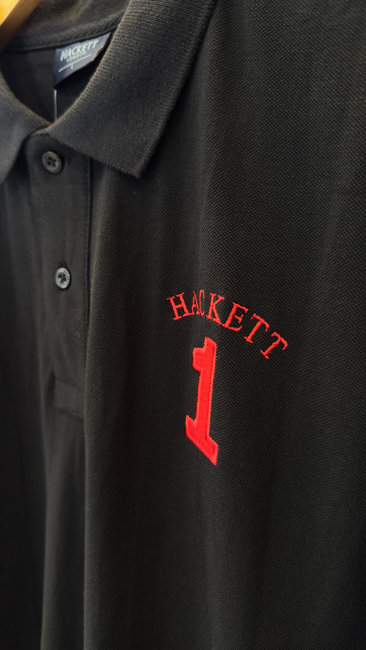 HACKETT EMBROIDERED LOGO POLO