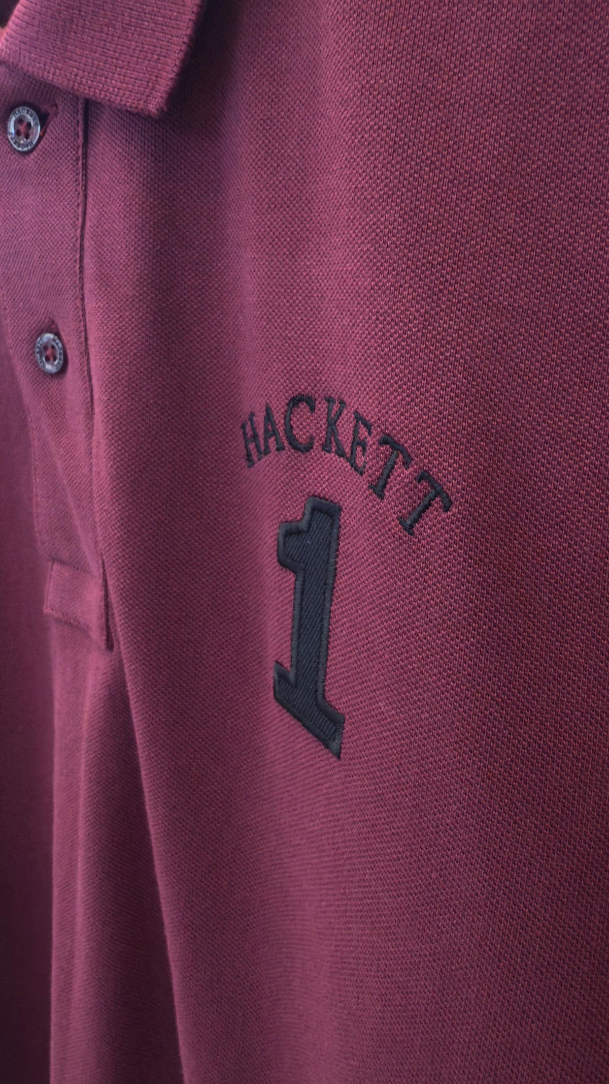 HACKETT EMBROIDERED LOGO POLO