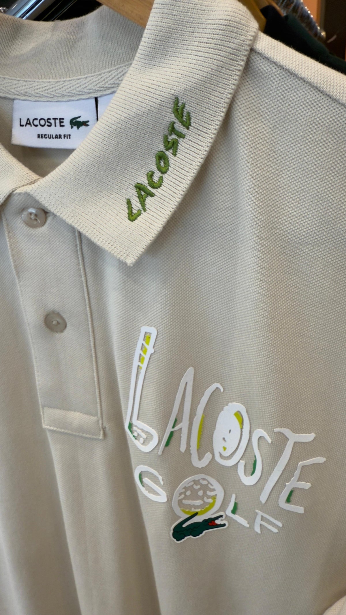 LACOSTE GOLF LOGO POLO