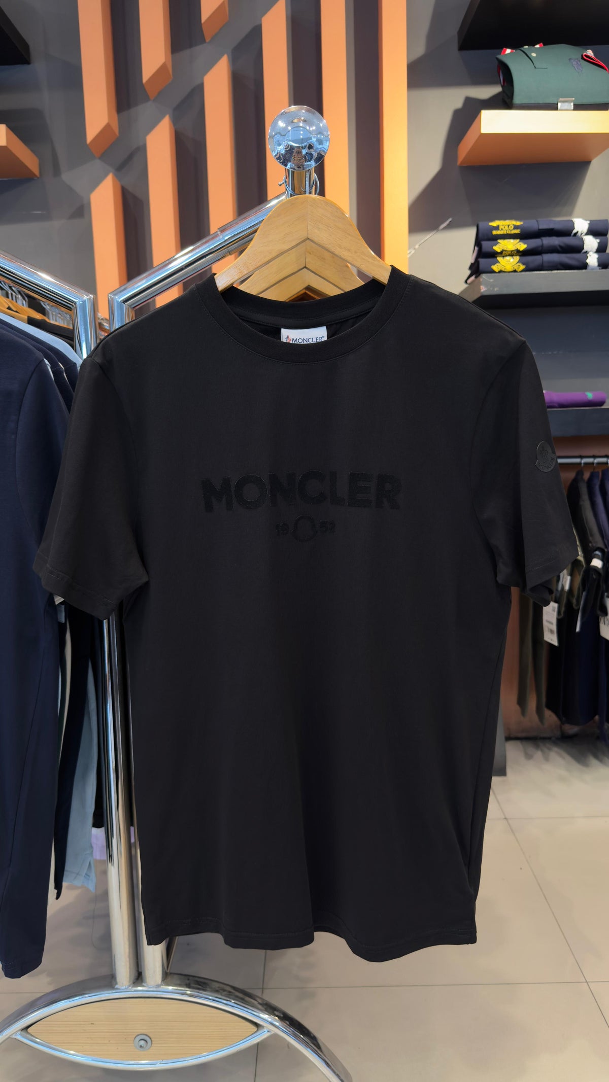 MONCLER SUEDE TEE