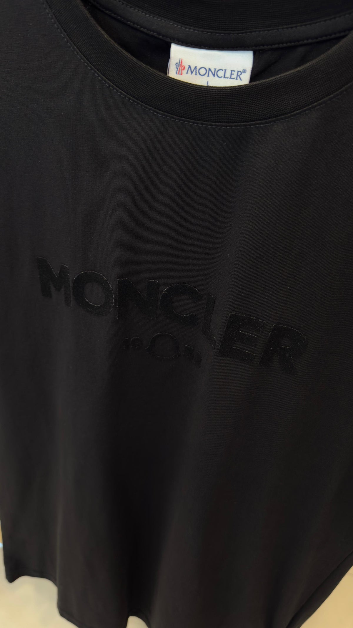 MONCLER SUEDE TEE