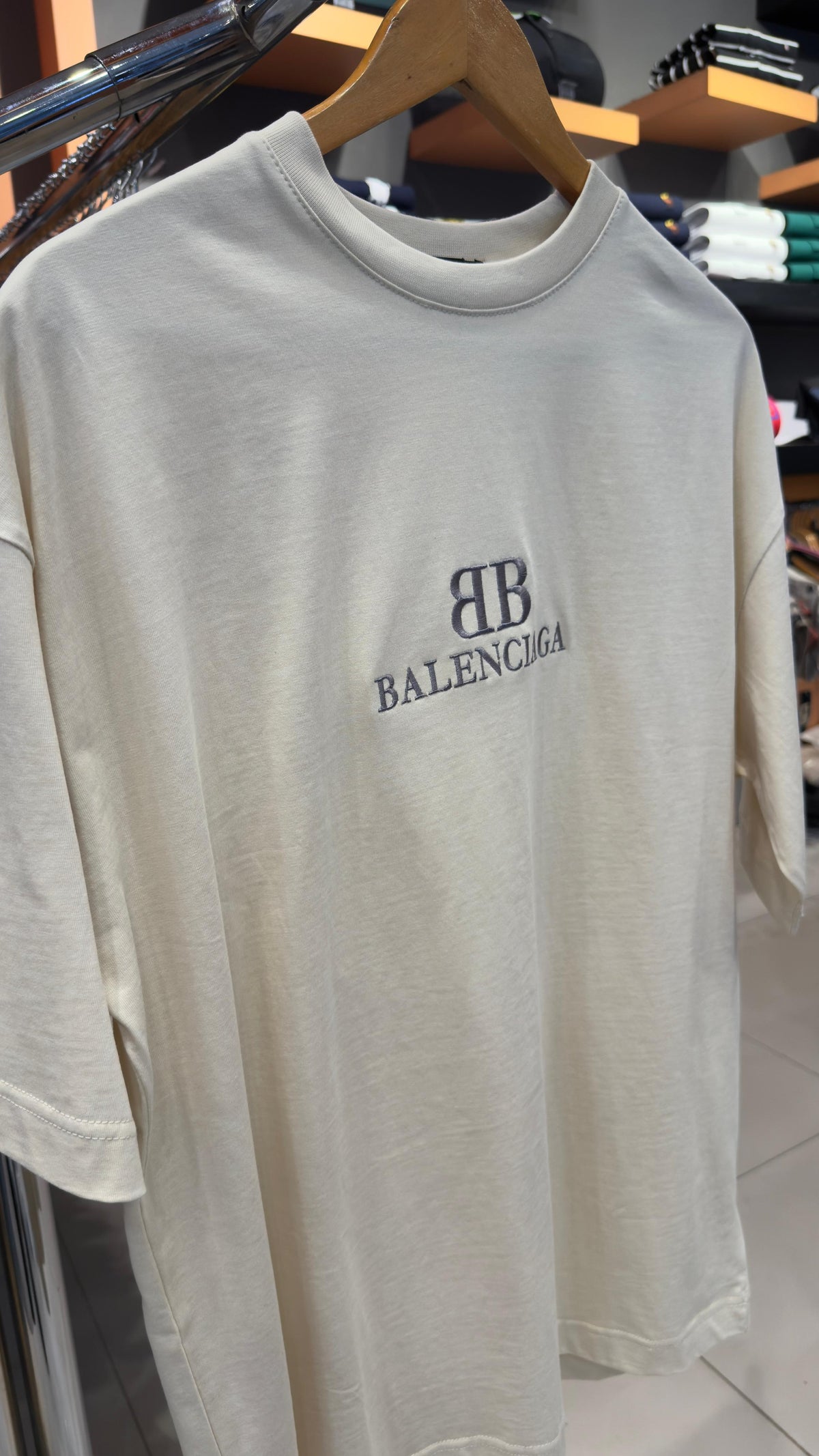 BALENCIAGA EMBROIDERED TEE