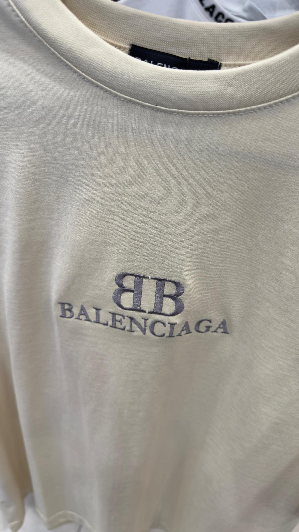 BALENCIAGA EMBROIDERED TEE