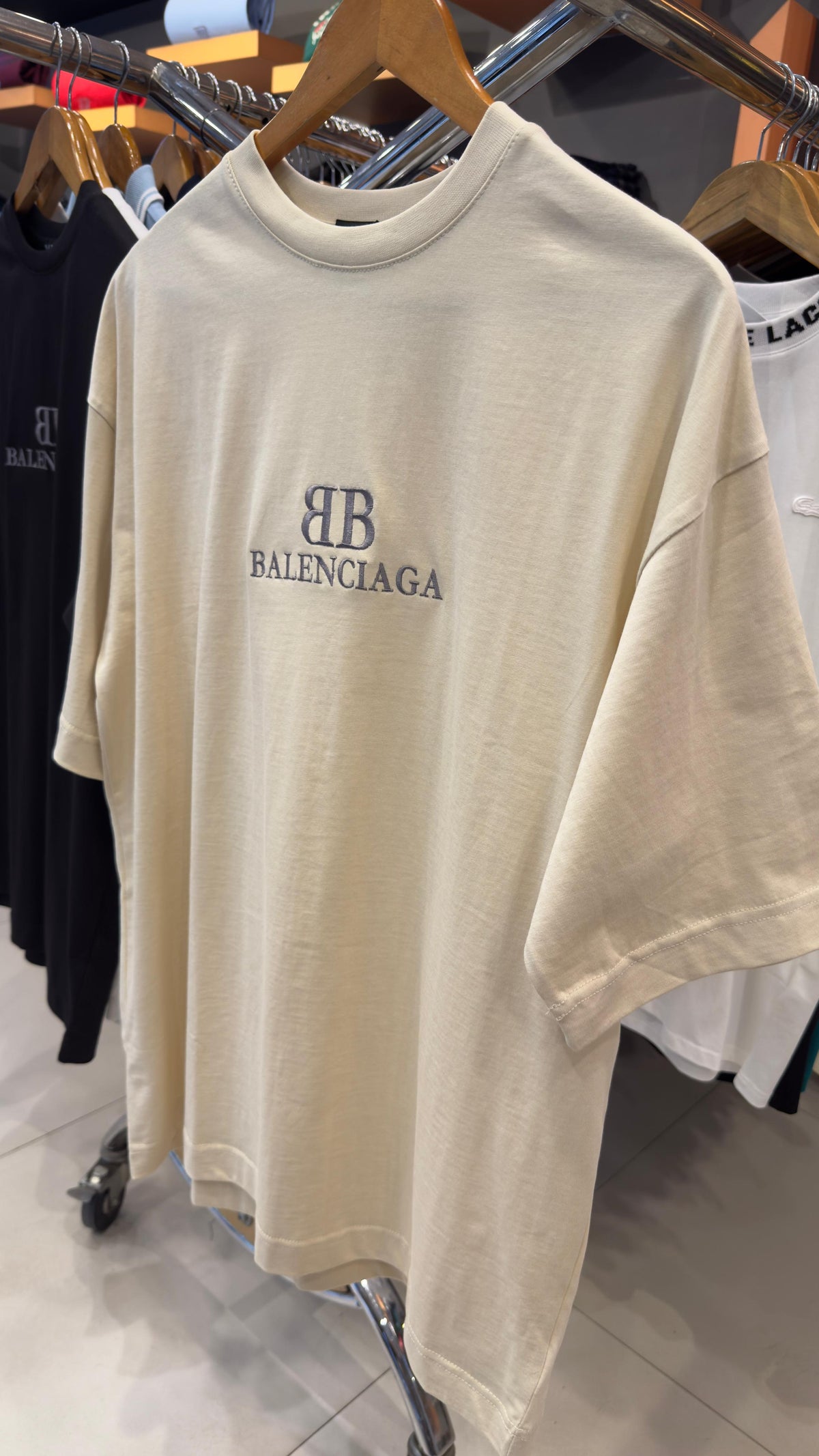 BALENCIAGA EMBROIDERED TEE
