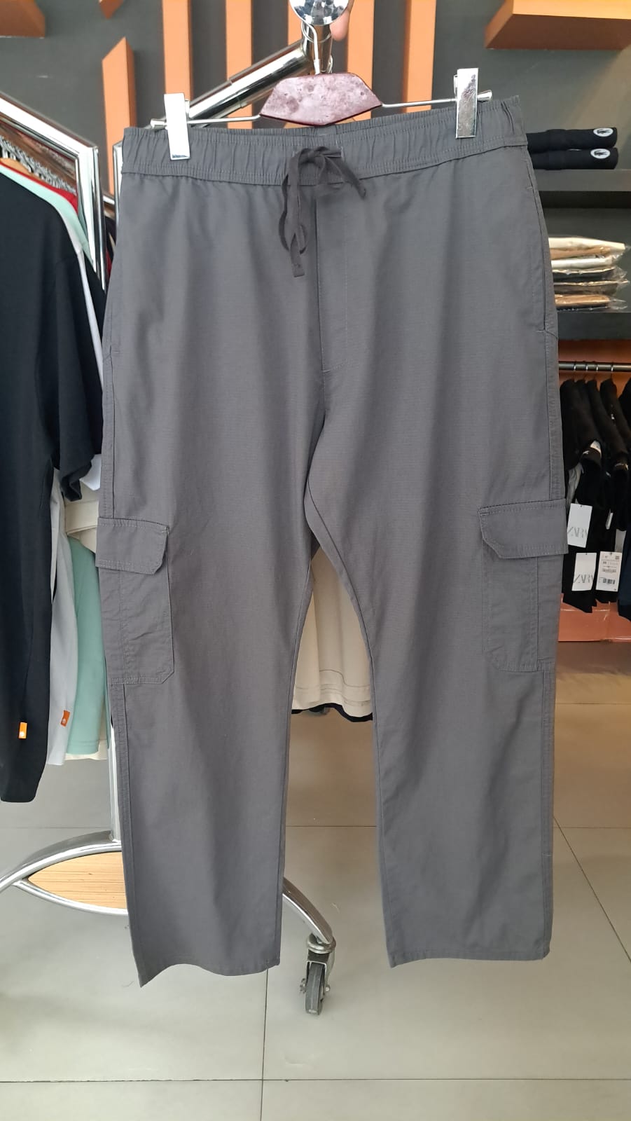 ZARA CARGO STRAIGHT PANTS