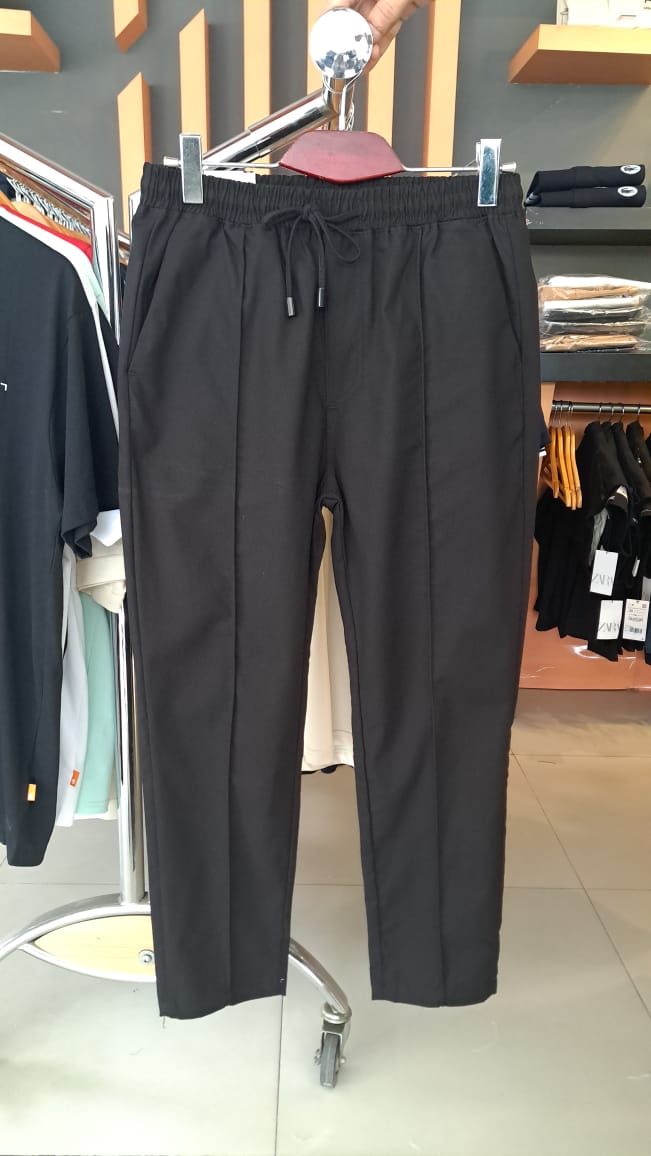 ZARA LINEN WEAVE TROUSERS