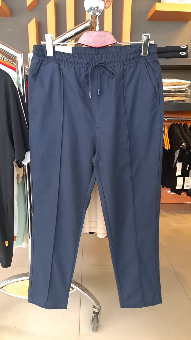 ZARA LINEN WEAVE TROUSERS