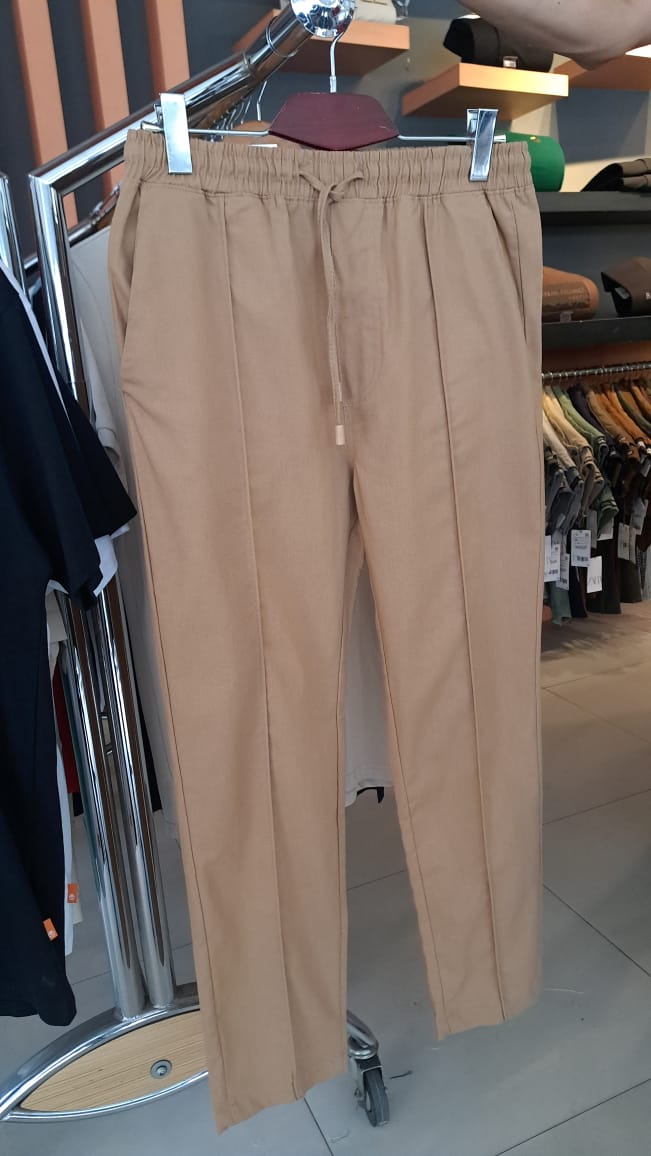 ZARA LINEN WEAVE TROUSERS