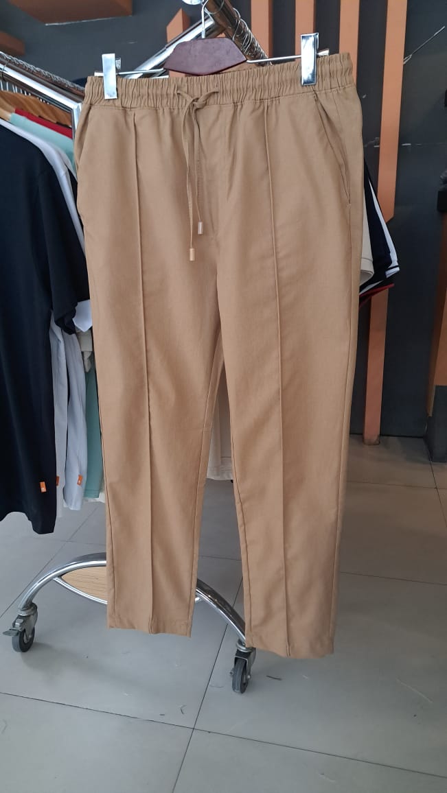 ZARA LINEN WEAVE TROUSERS