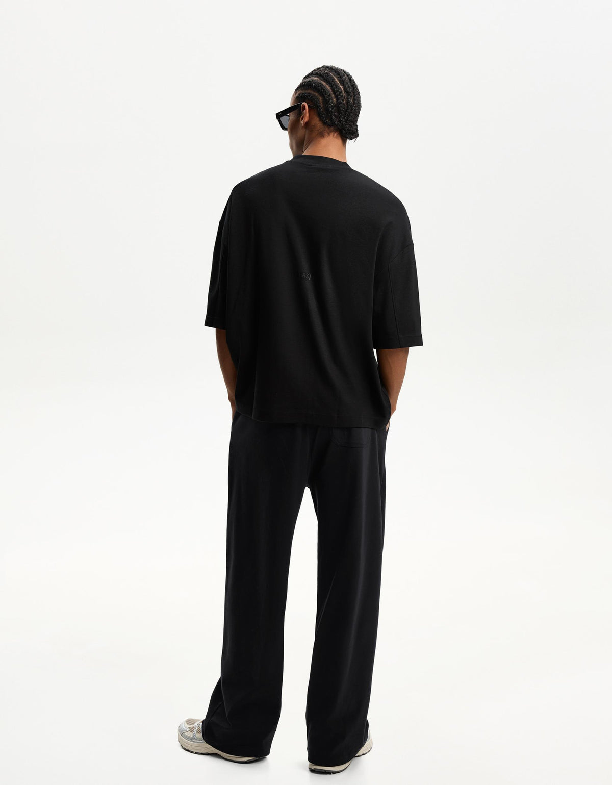 BERSHKA WIDE LEG TROUSERS