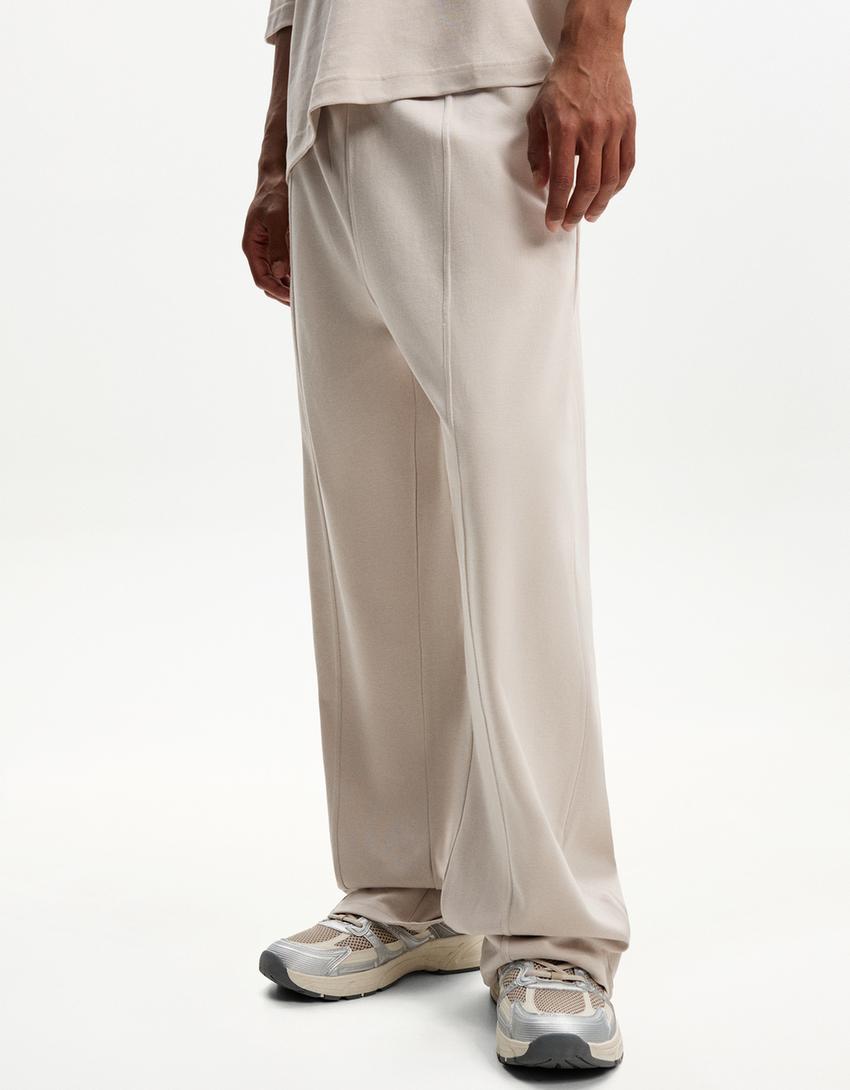 BERSHKA WIDE LEG TROUSERS