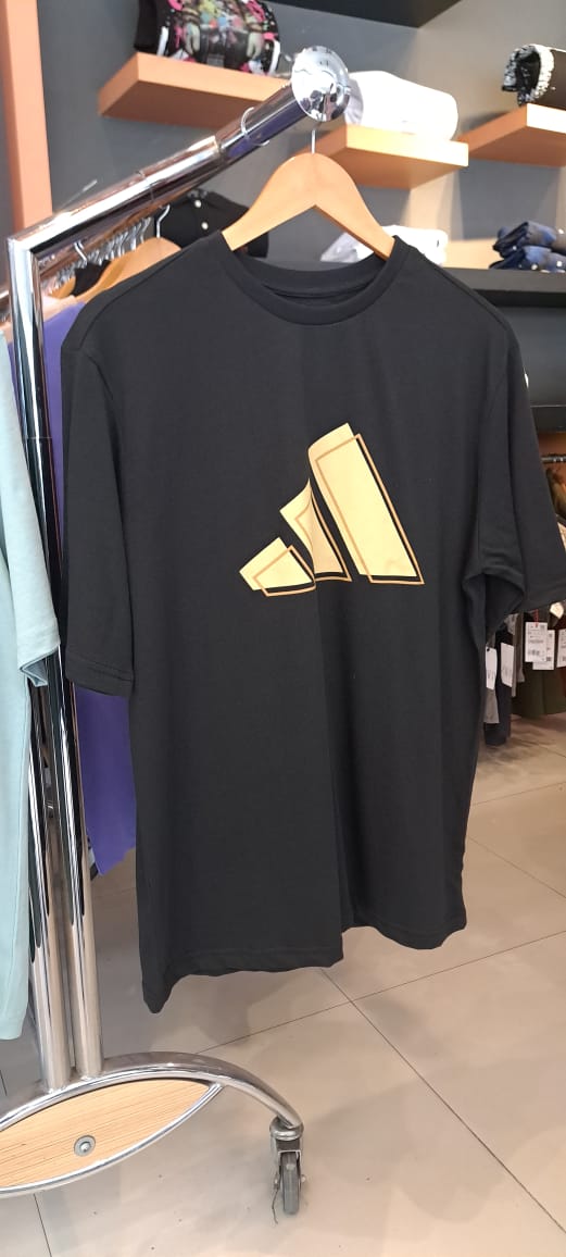 ADIDAS BRICKS LOGO COTTON TEE