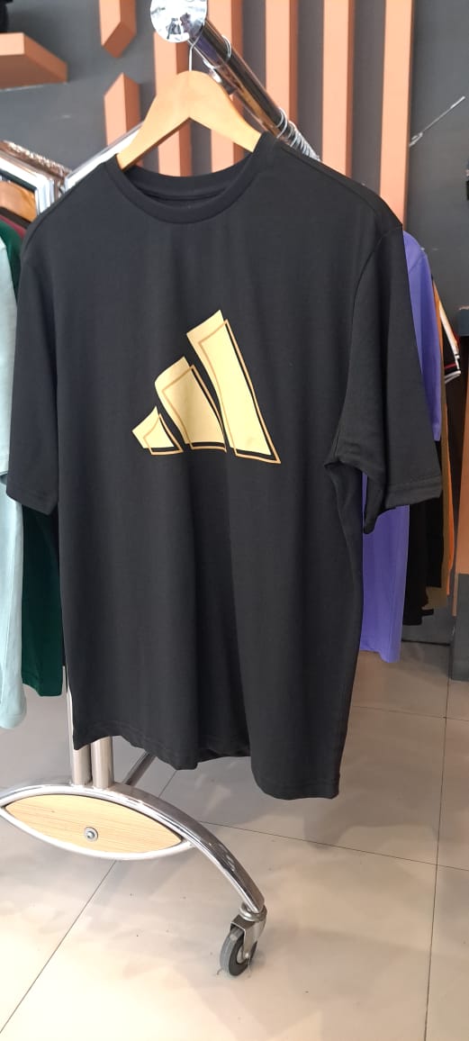ADIDAS BRICKS LOGO COTTON TEE