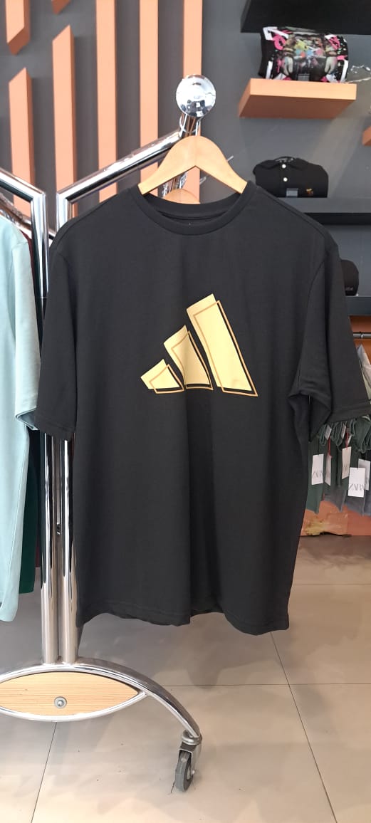 ADIDAS BRICKS LOGO COTTON TEE