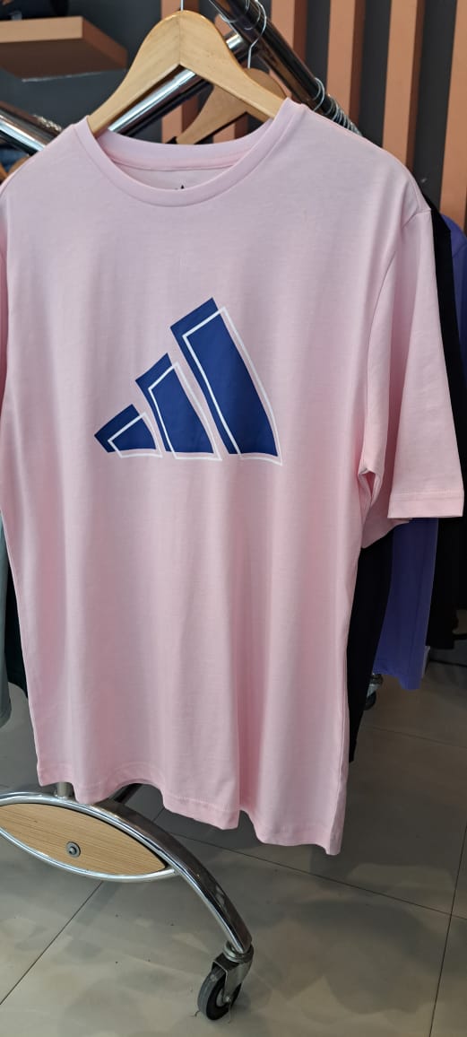 ADIDAS BRICKS LOGO COTTON TEE