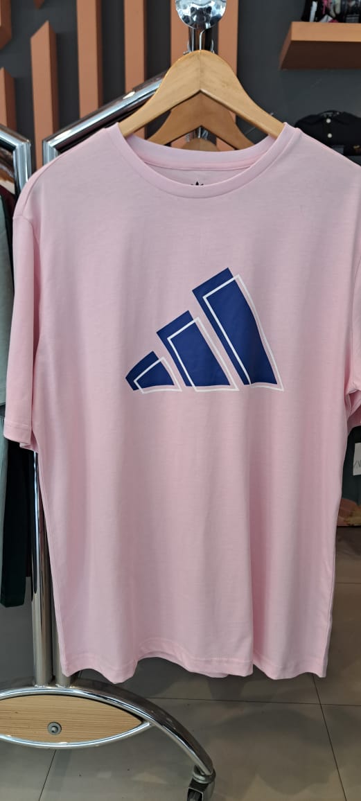 ADIDAS BRICKS LOGO COTTON TEE