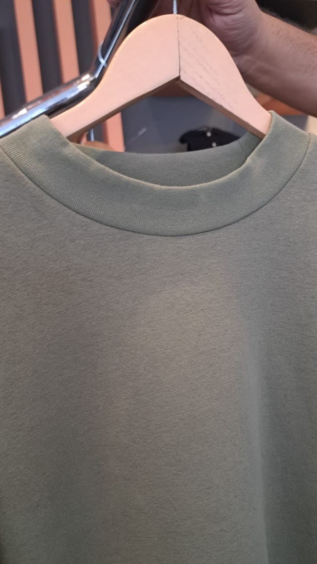 Oversized fleece sweatshirt