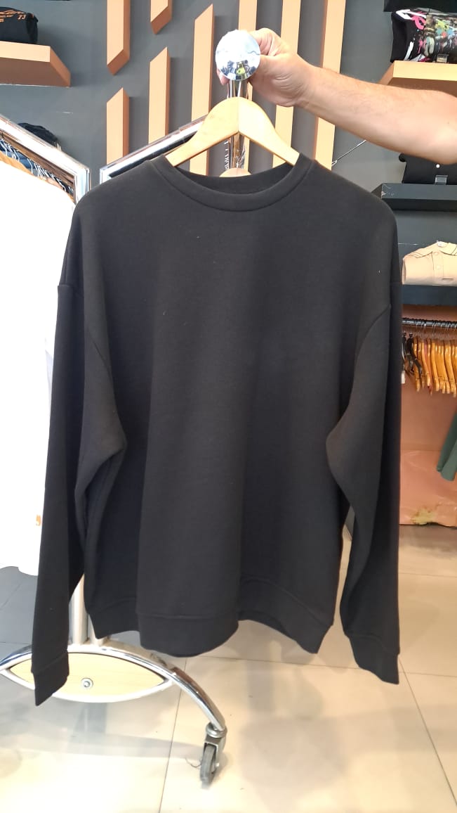 Oversized fleece sweatshirt