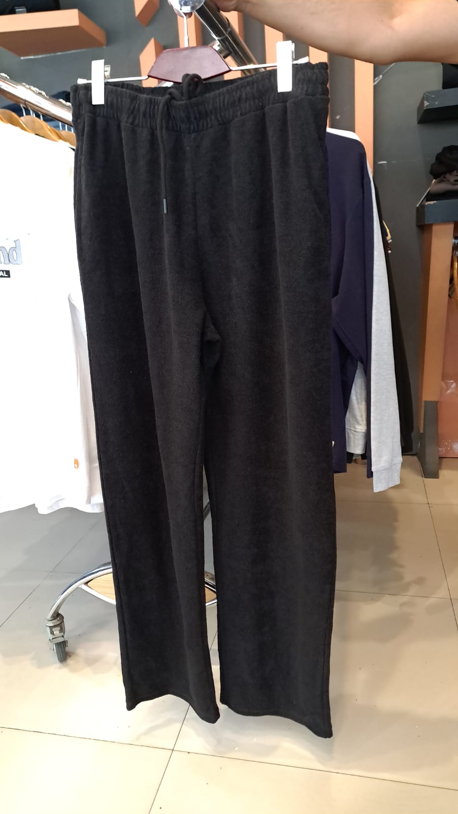 BOOHOO Relaxed Fit Premium Towelling Jogger