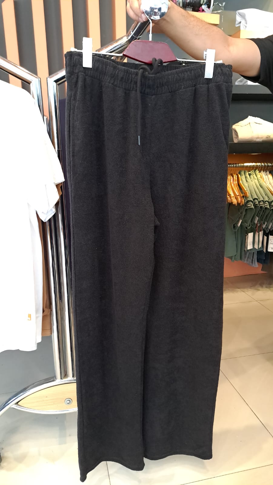 BOOHOO Relaxed Fit Premium Towelling Jogger