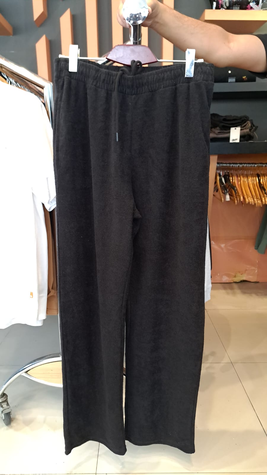 BOOHOO Relaxed Fit Premium Towelling Jogger