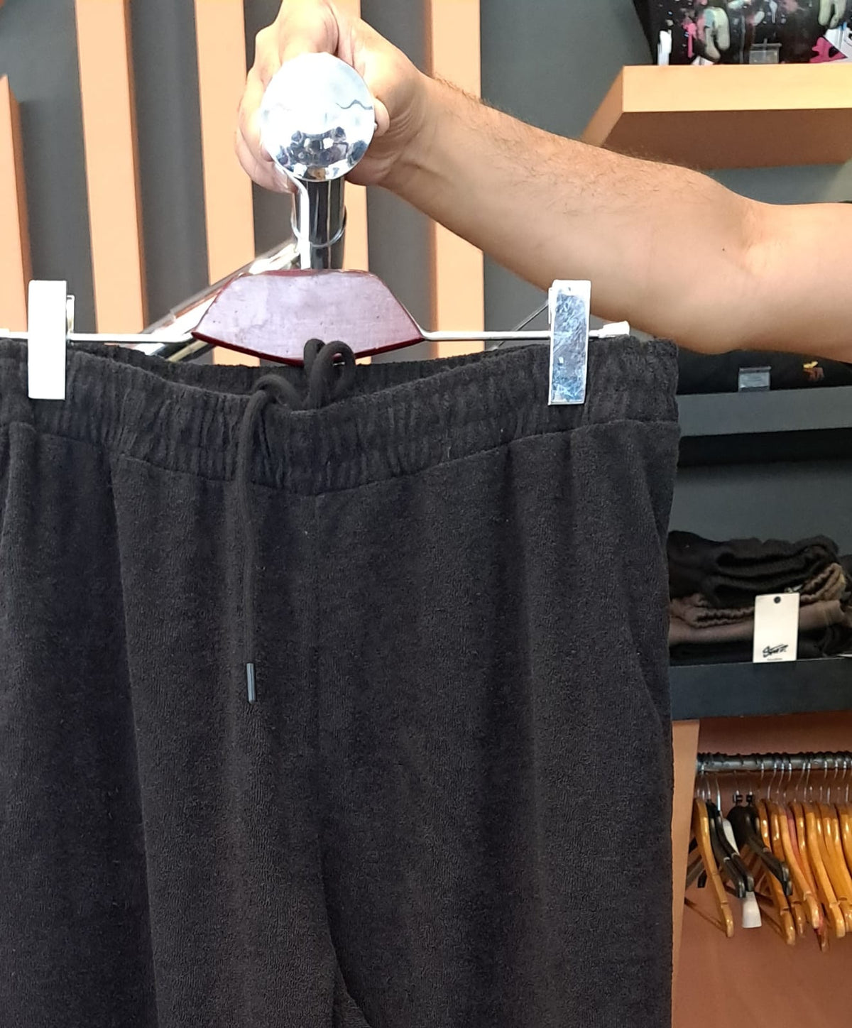 BOOHOO Relaxed Fit Premium Towelling Jogger