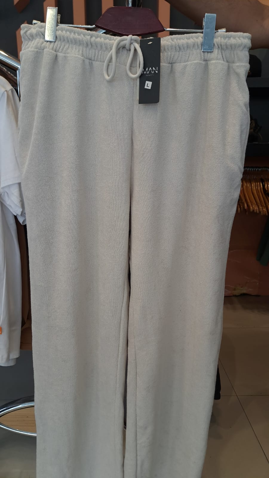 BOOHOO Relaxed Fit Premium Towelling Jogger