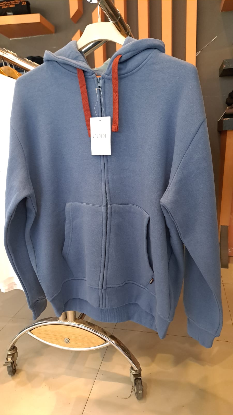 CODE JEANS FLEECE ZIPPER