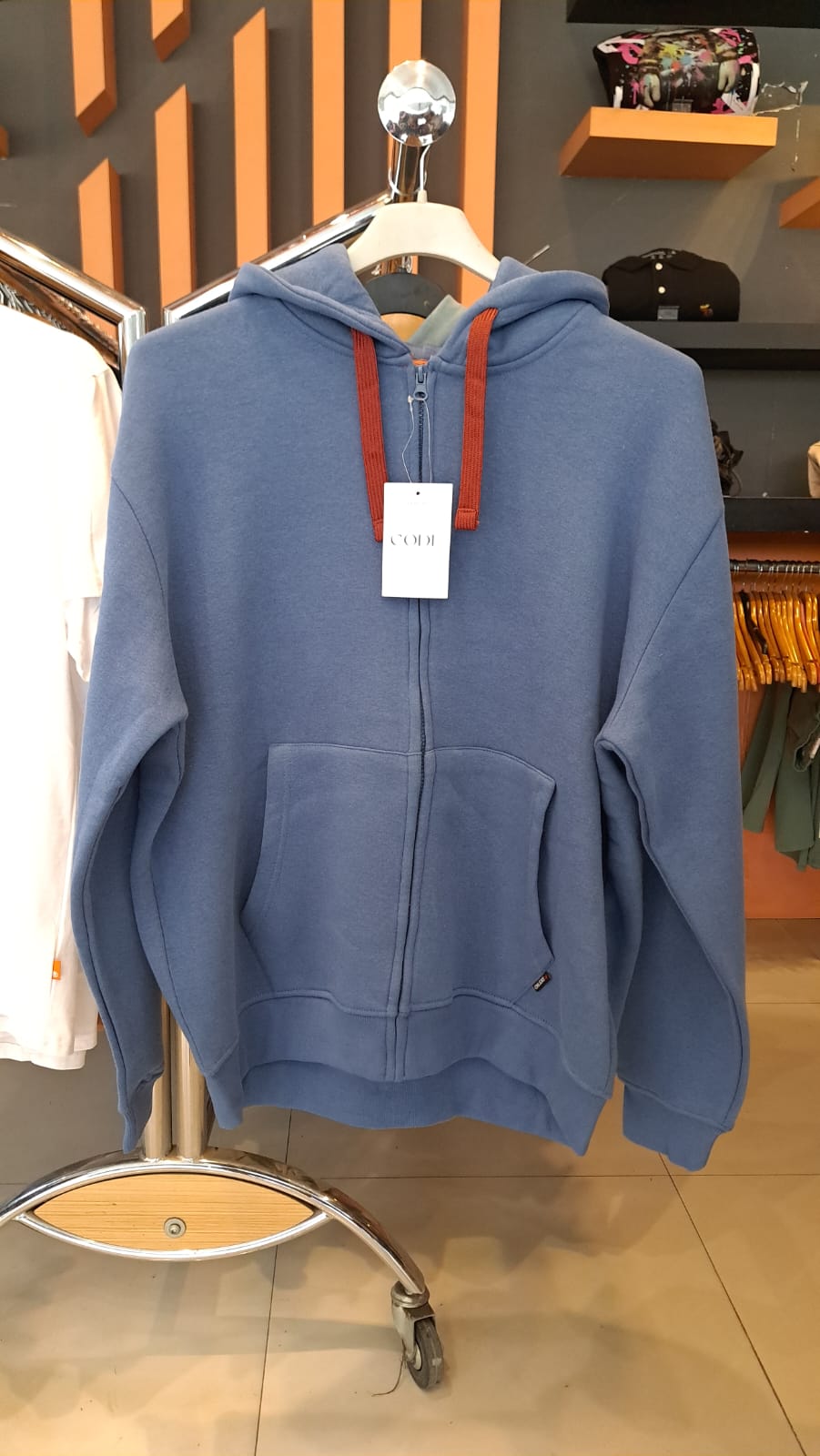 CODE JEANS FLEECE ZIPPER