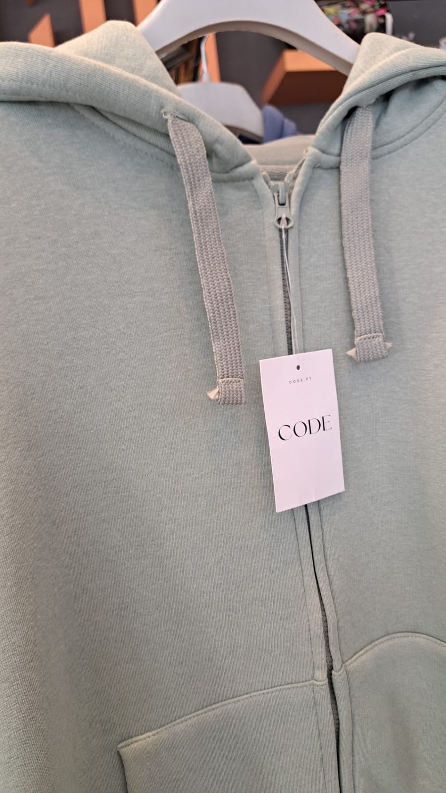 CODE JEANS FLEECE ZIPPER